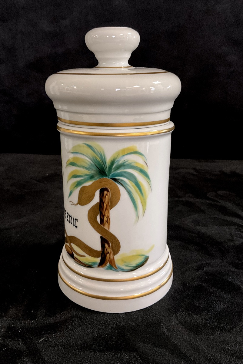 Apothecary Or Pharmacy Jar "arsenic"-photo-3