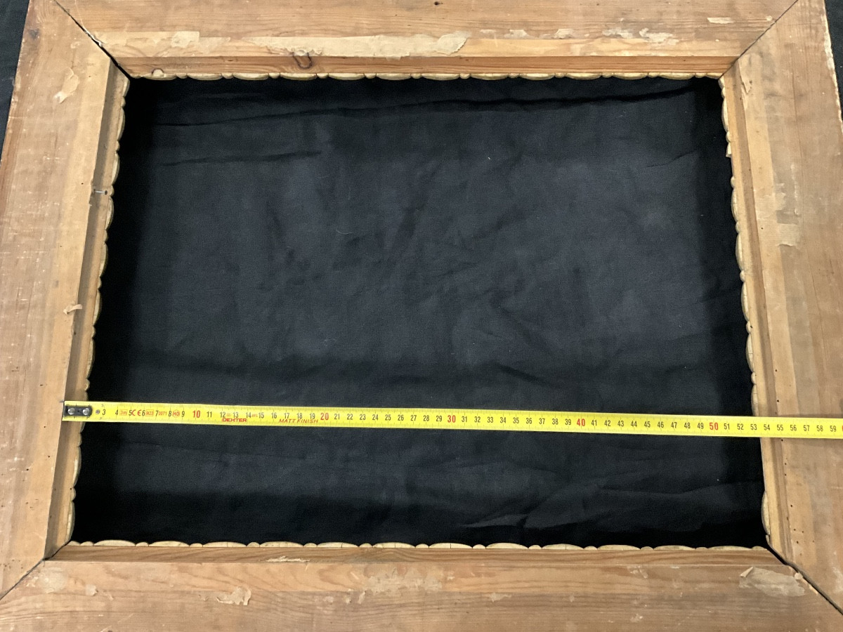 Lot de 4 encadrements peintures Doré-photo-4