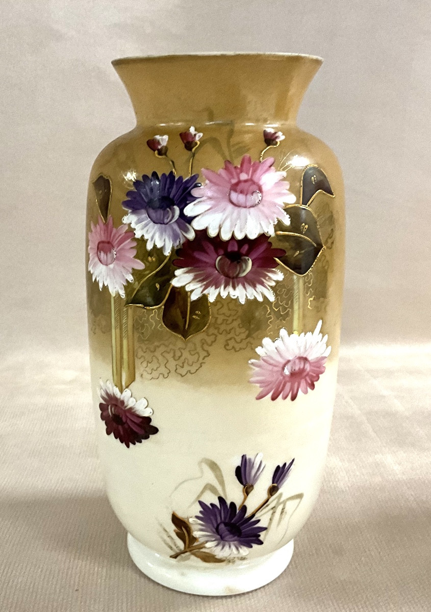 Paire de Vases Opaline Art déco-photo-4