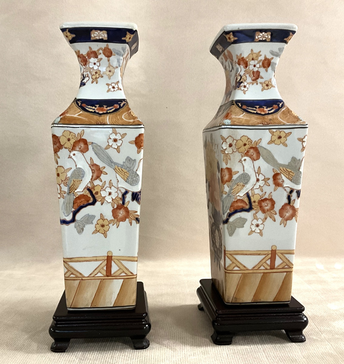 Pair Of Imari Vases-photo-2