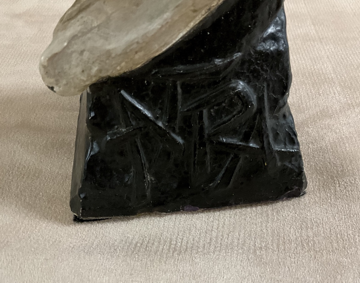 Buste terre cuite «  Uriela »-photo-5