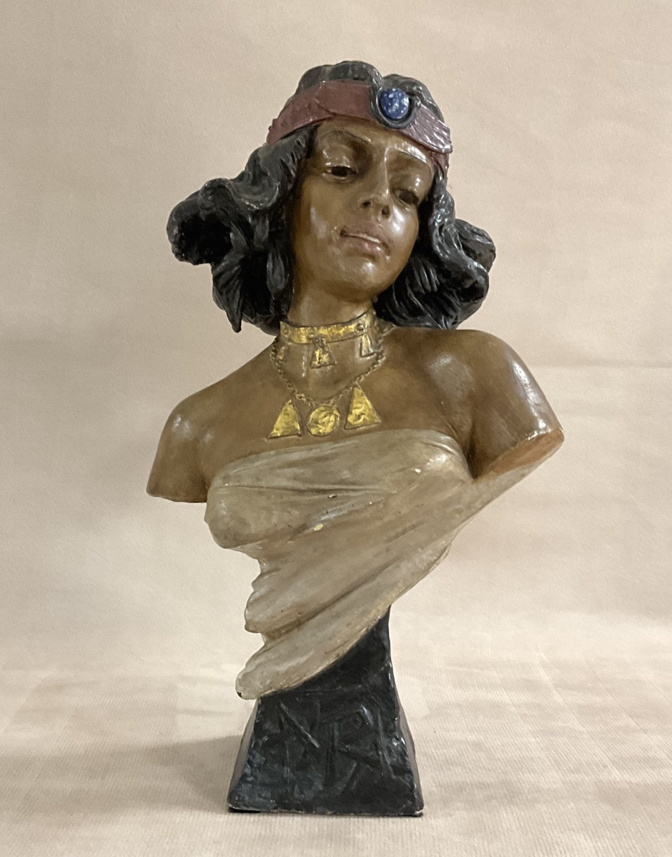 Buste terre cuite «  Uriela »