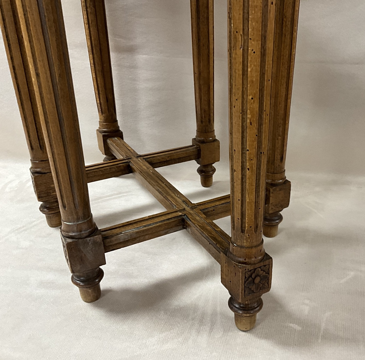 Louis XVI Style Side Table-photo-5