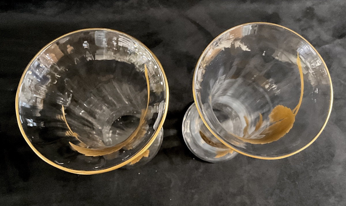 Paire de Vases Baccarat modèle Platane-photo-4