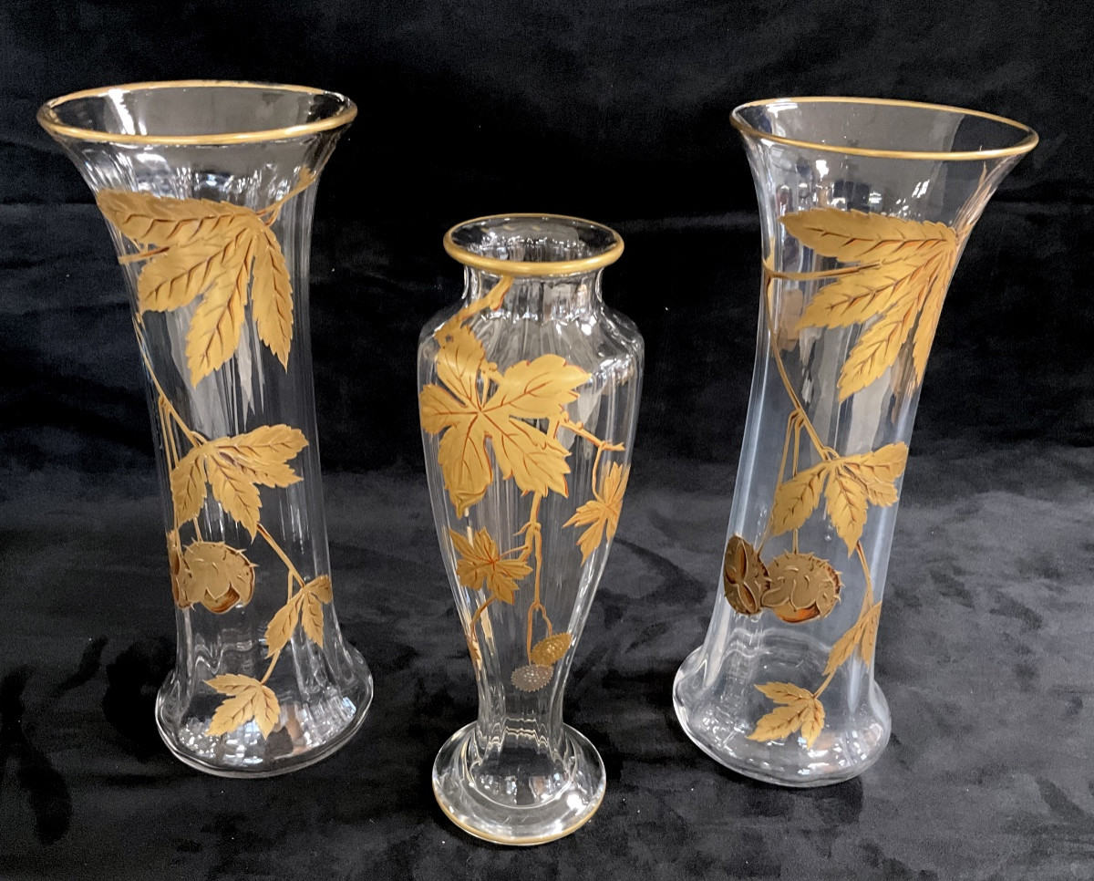 Paire de Vases Baccarat modèle Platane-photo-6