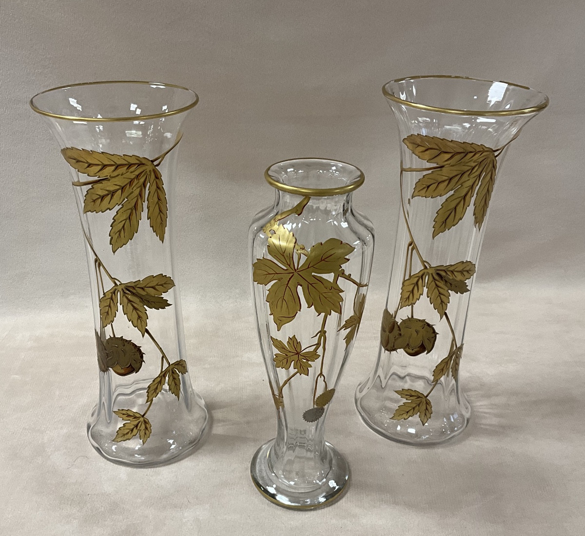 Paire de Vases Baccarat modèle Platane-photo-7