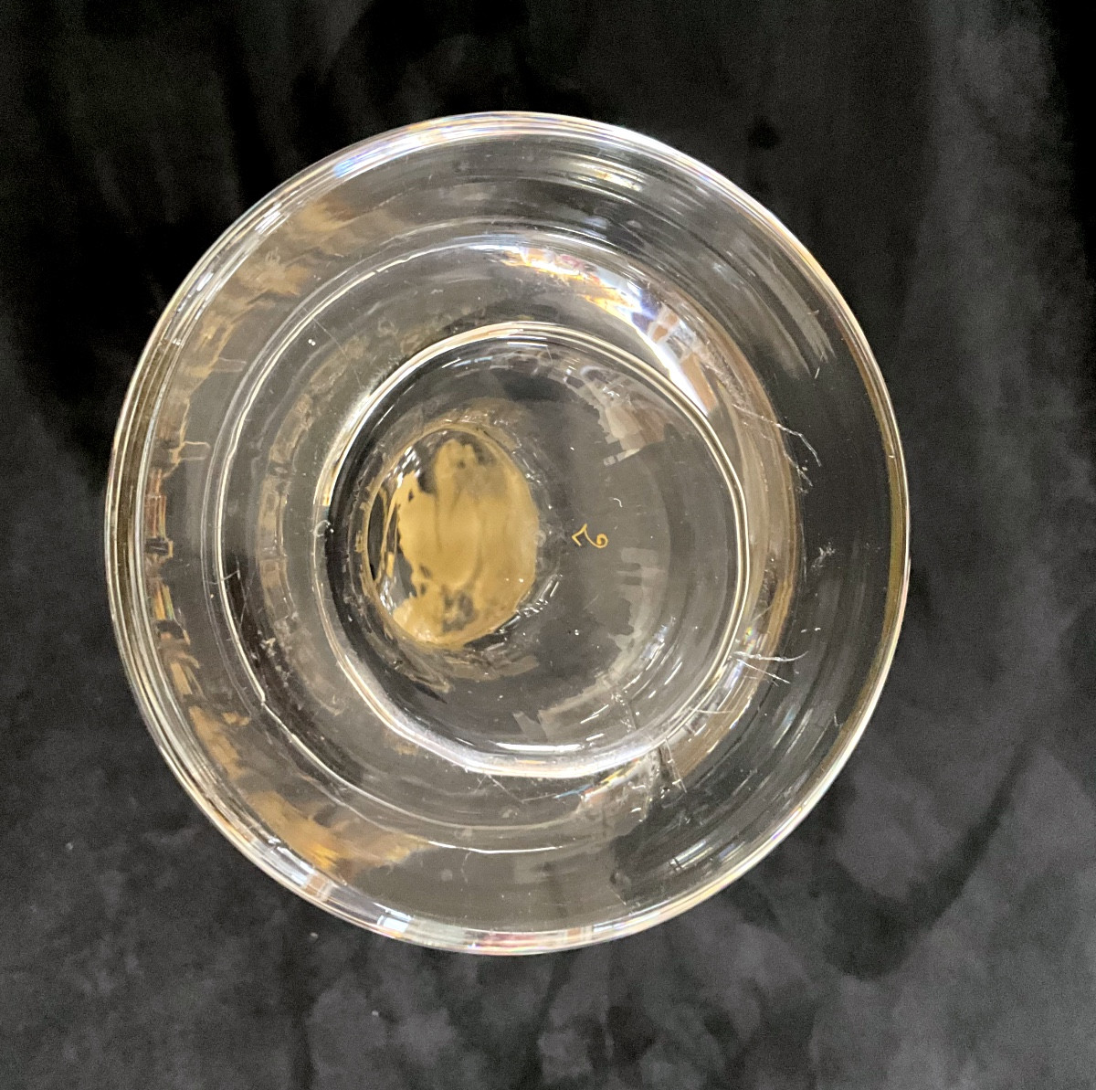 Vase Baccarat Cristal doré -photo-2