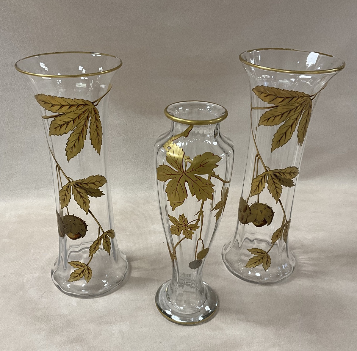 Vase Baccarat Cristal doré -photo-5