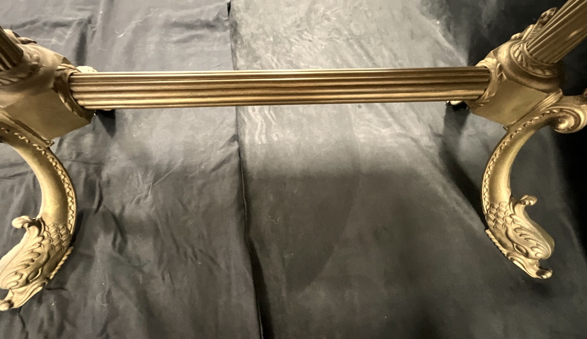 Bronze And Onyx Coffee Table-photo-2