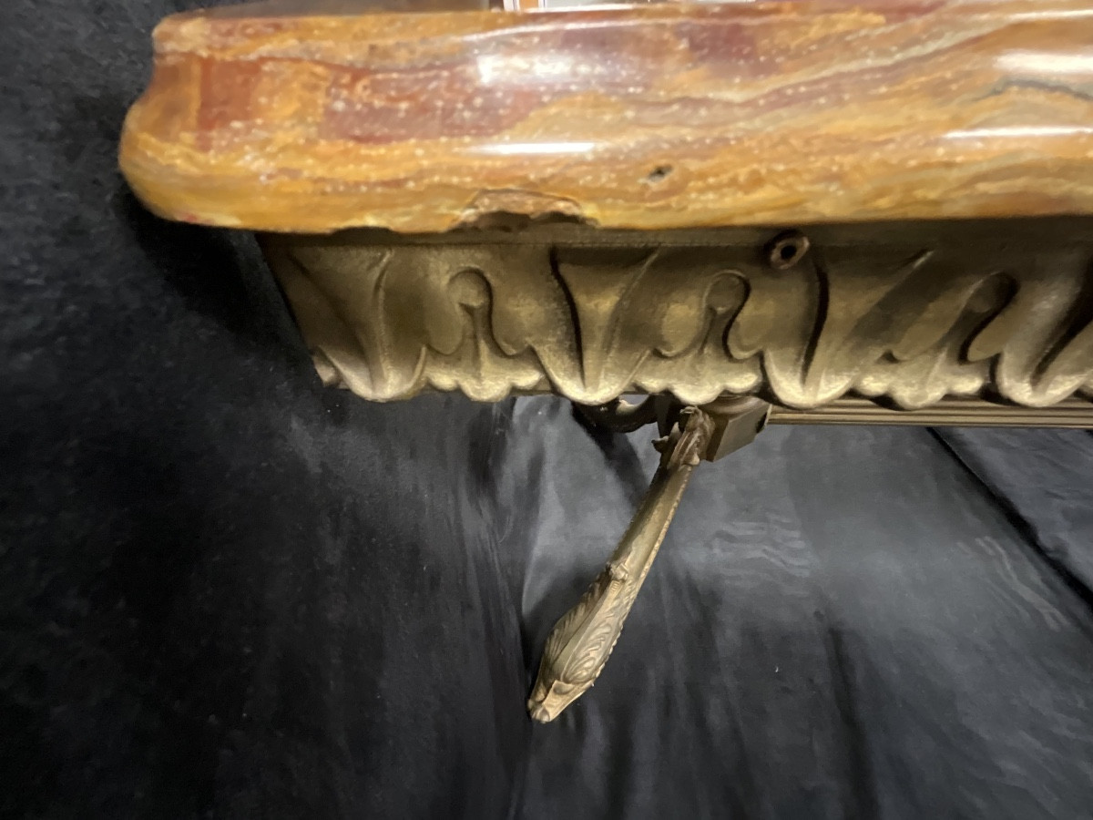 Bronze And Onyx Coffee Table-photo-5