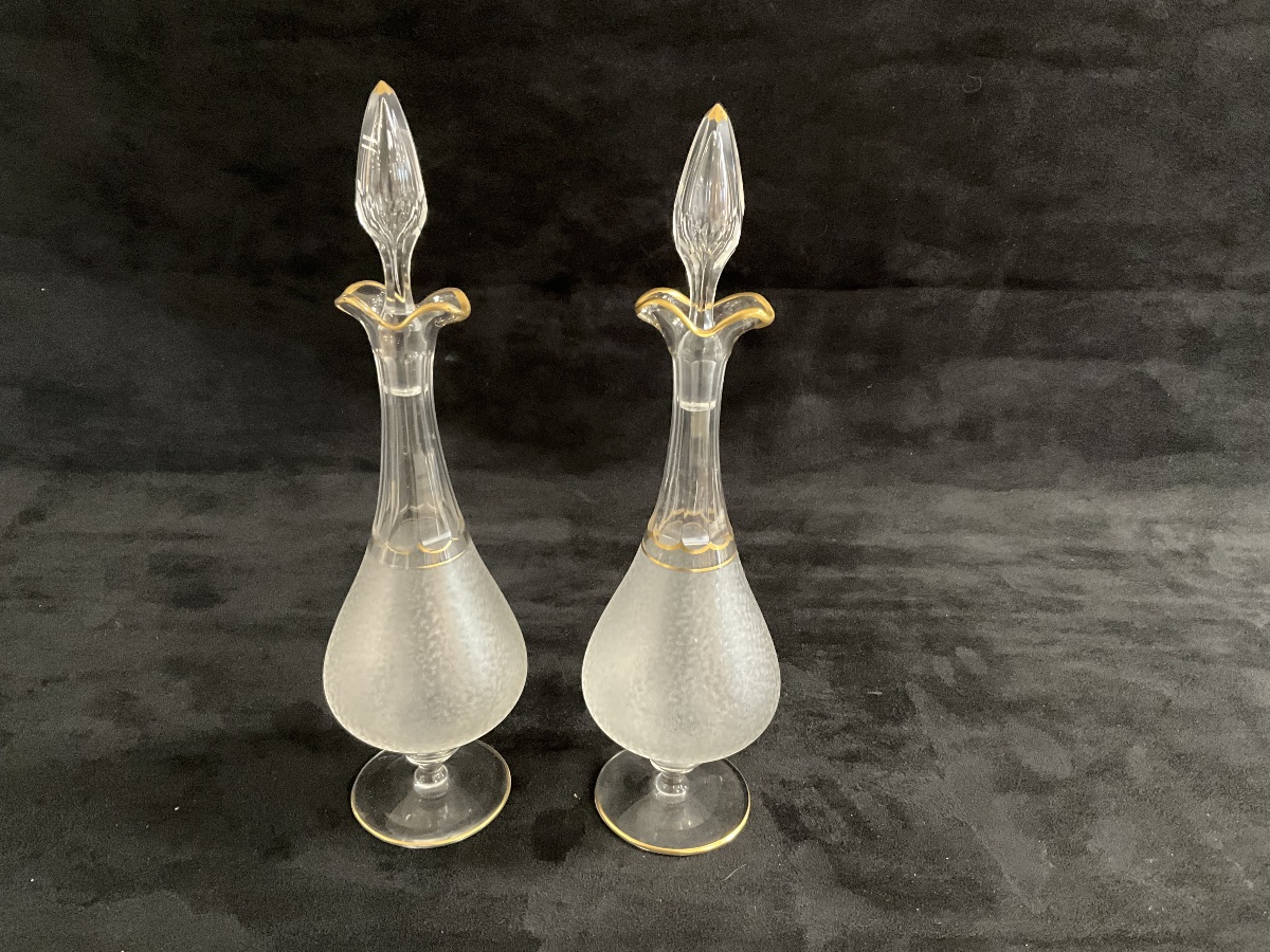 Pair Of St. Louis Needle Cases
