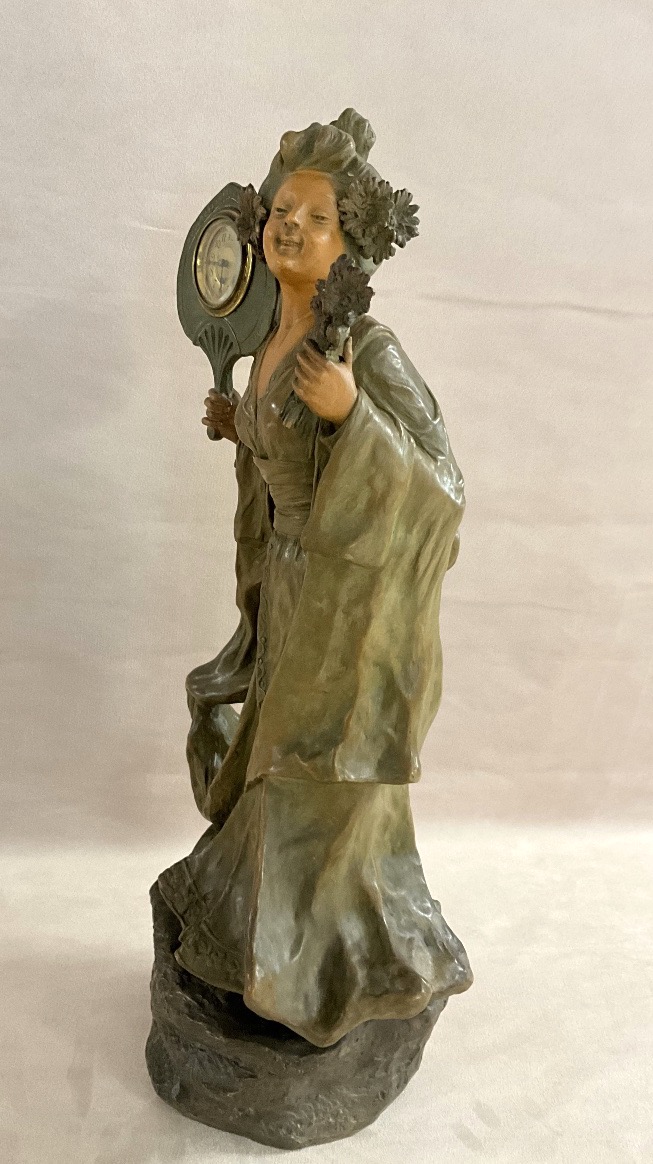 Sculpture terre cuite signée Mucha-photo-4