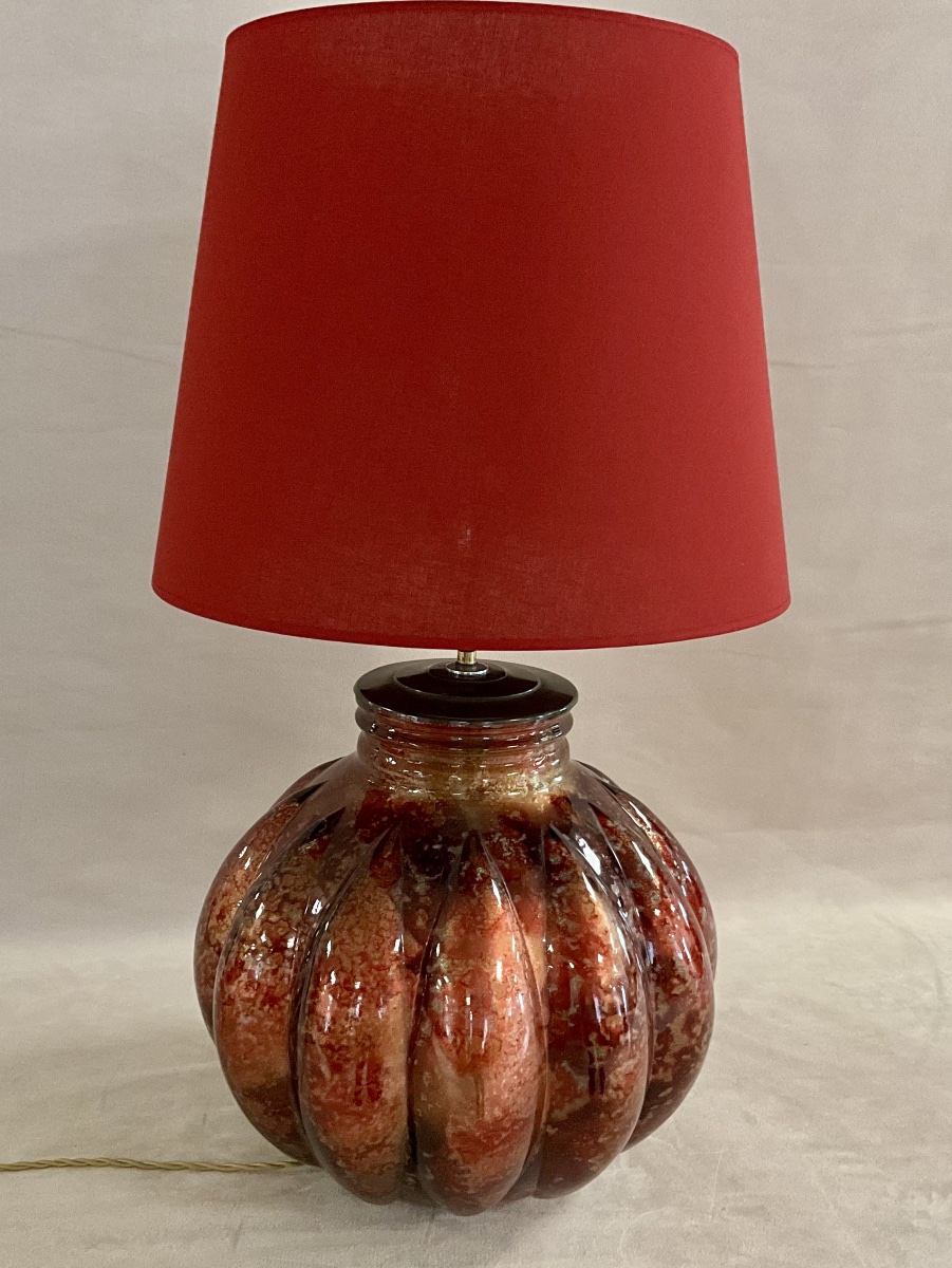 Lampe Boule verre soufflé