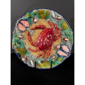 Trompe l'Oeil Crab Dish In The Taste Of Palissy