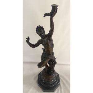 Grande Sculpture Bacchus Bronze