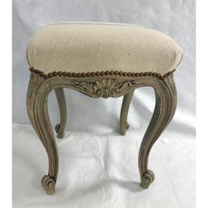 Tabouret patiné à L’ Ancienne 