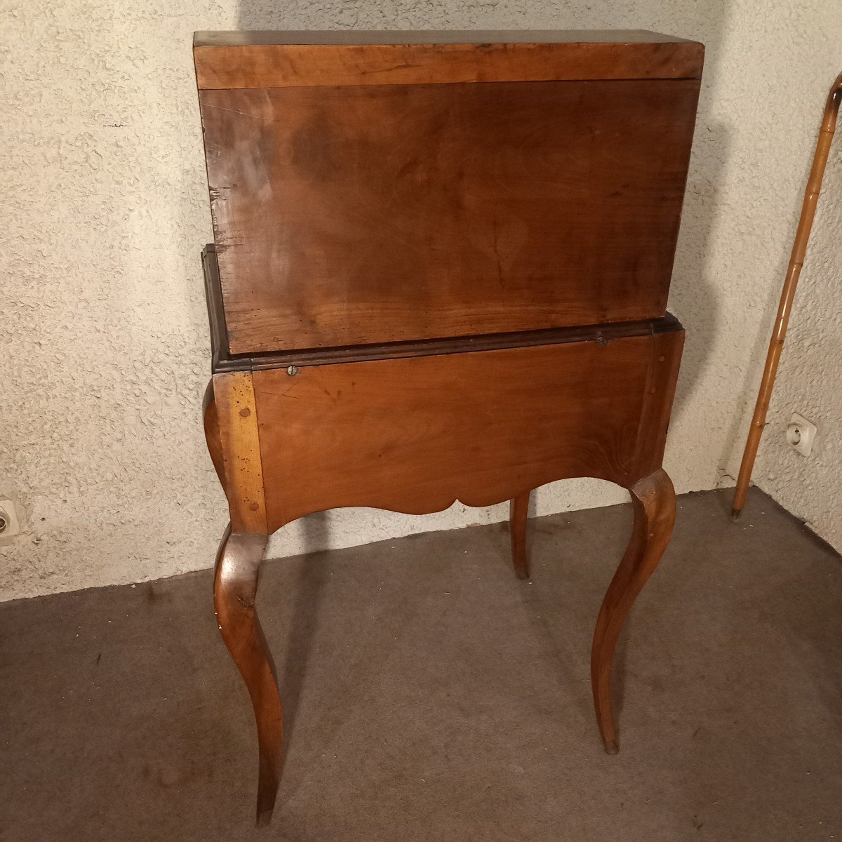 Rare Small Money Changer's Desk, 18th Century.-photo-8