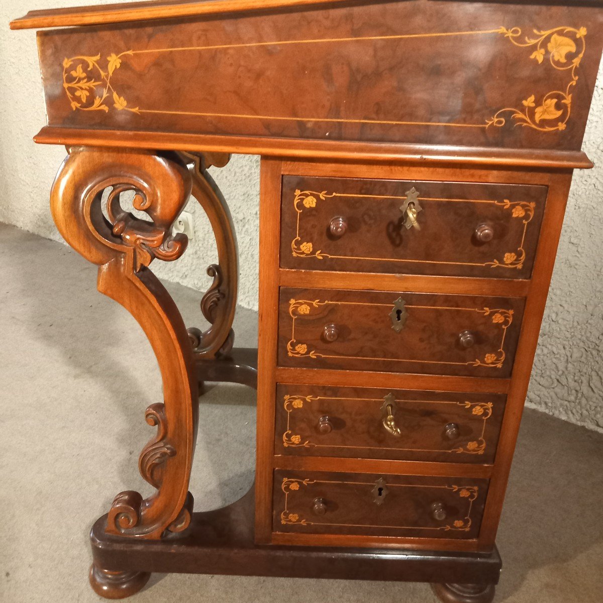 "davenport" Desk, England 1820.-photo-6