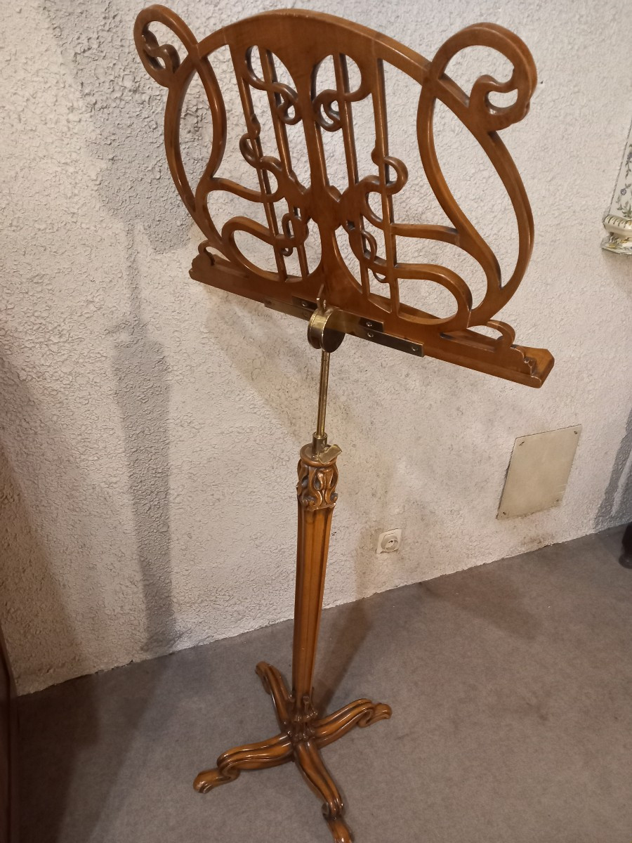 Art Nouveau Lectern, Early 20th Century.-photo-2