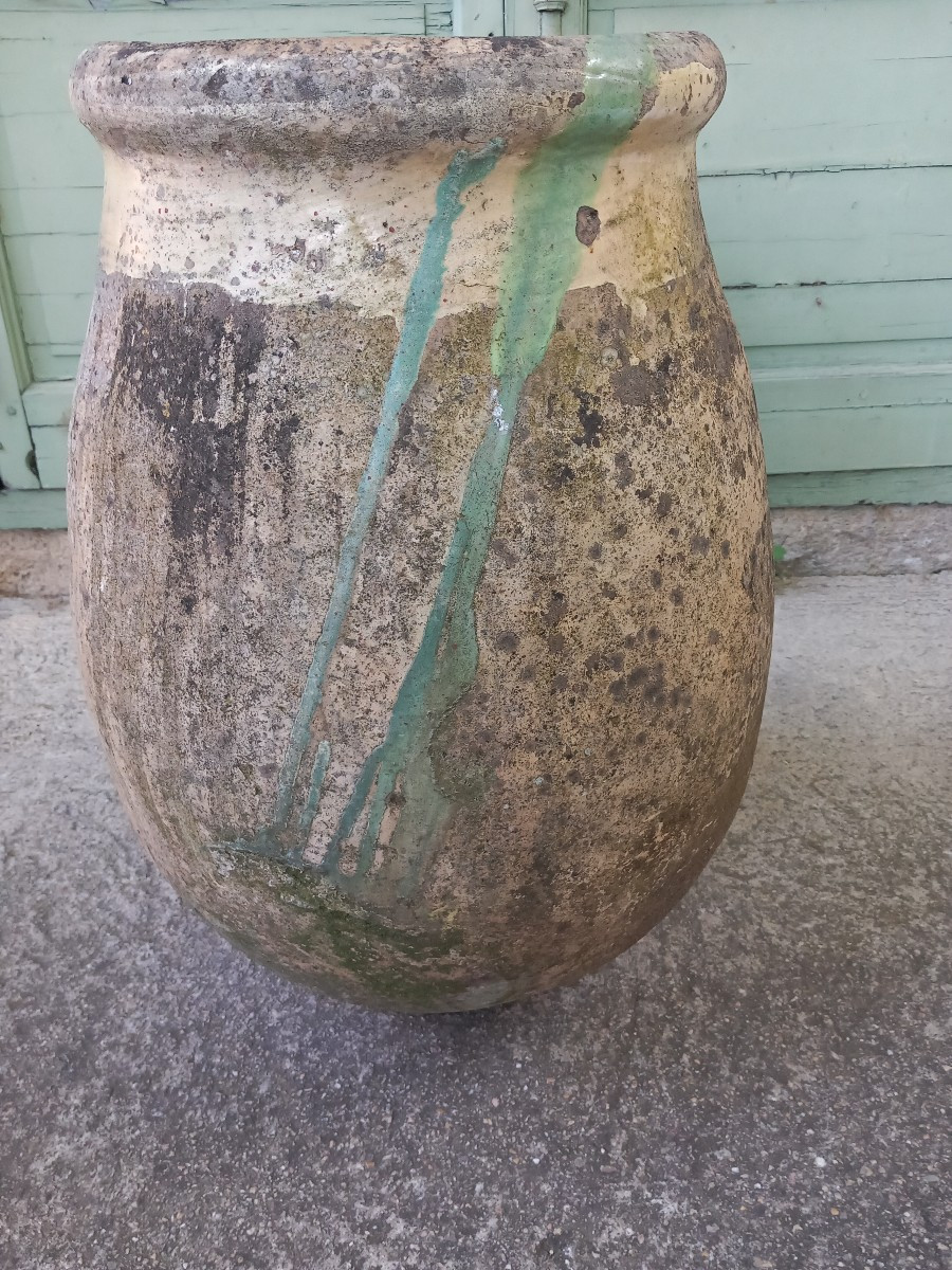 Jolie jarre de Biot (06), terre cuite, époque fin 18ème.-photo-2