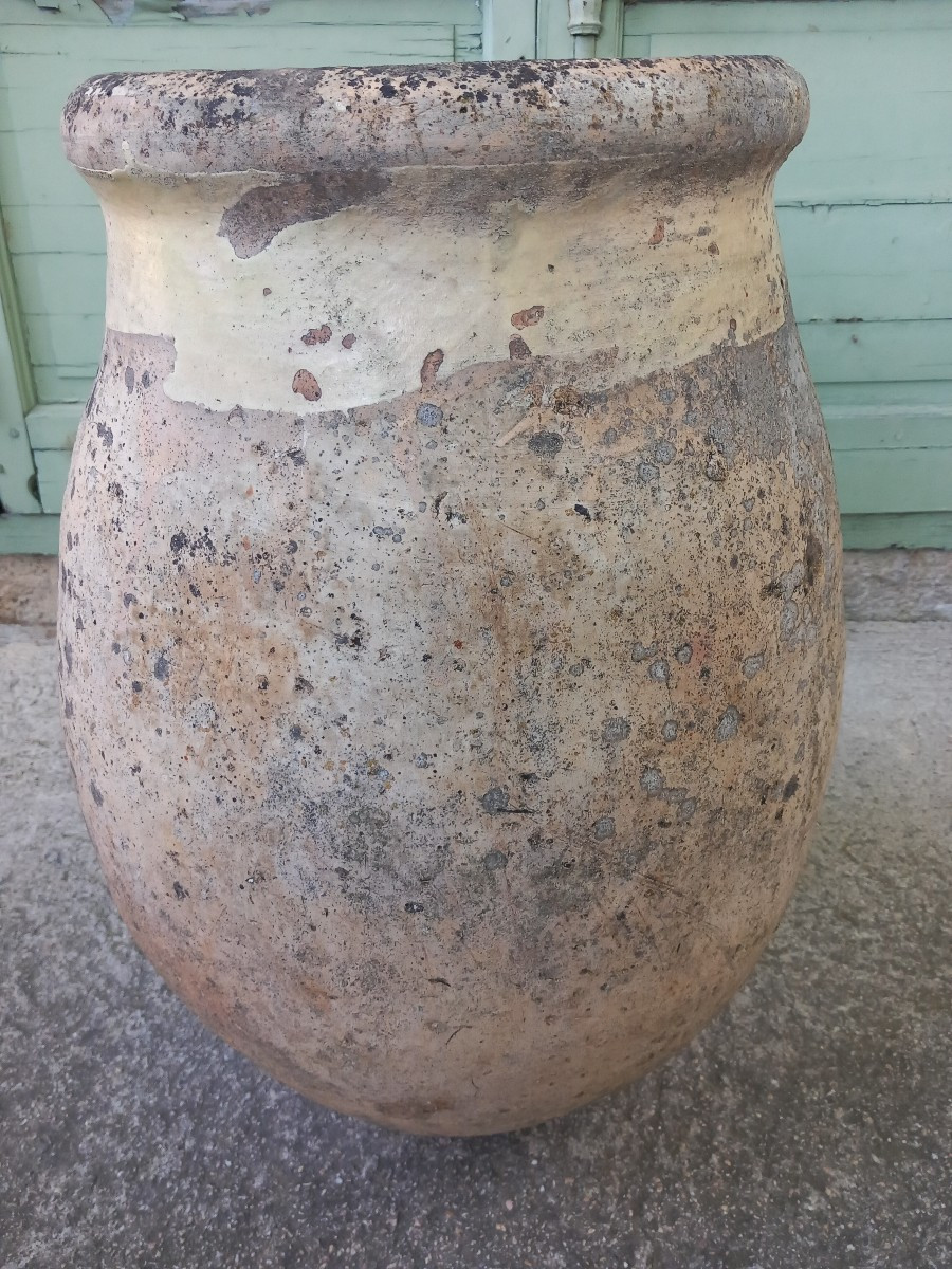 Jolie jarre de Biot (06), terre cuite, époque fin 18ème.-photo-4