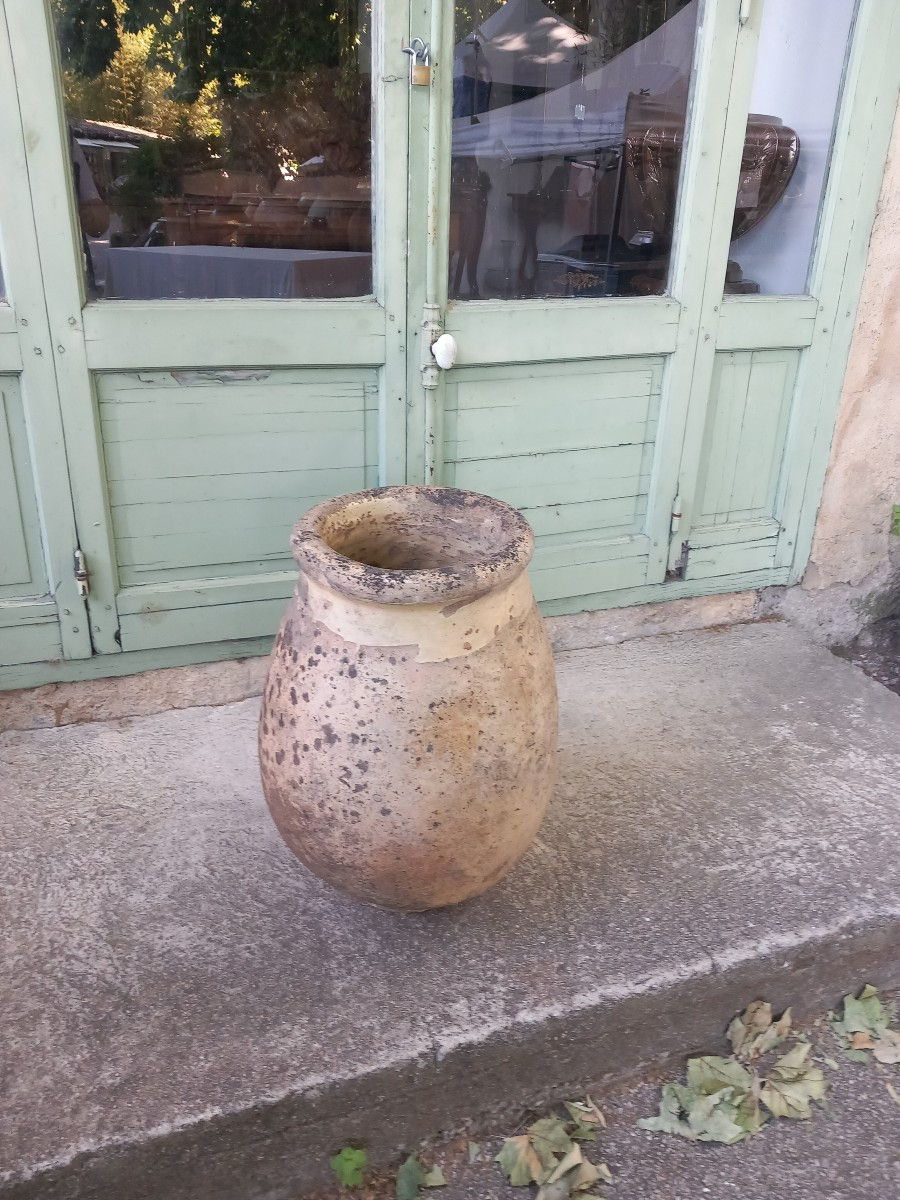Jolie jarre de Biot (06), terre cuite, époque fin 18ème.-photo-3