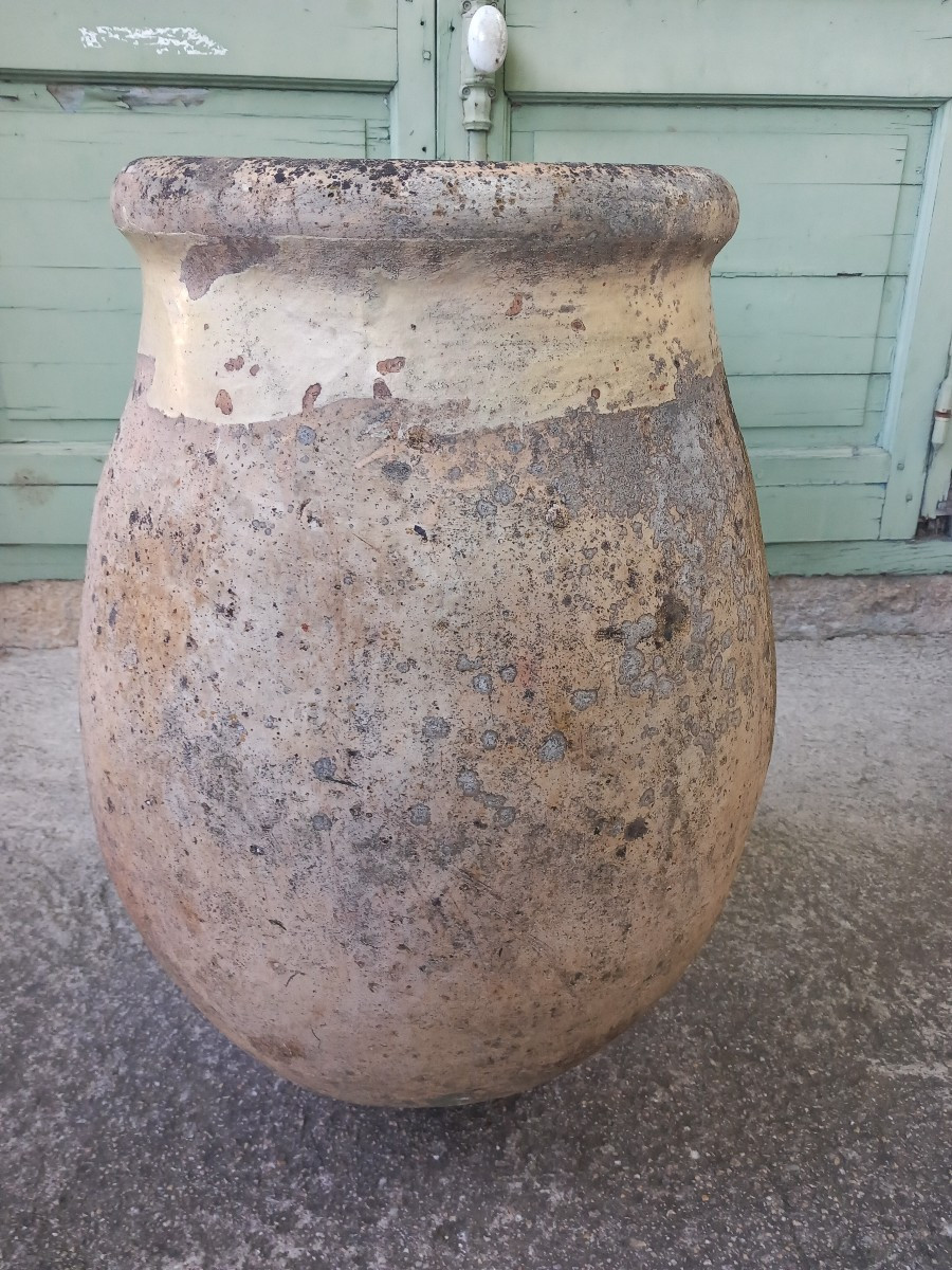 Jolie jarre de Biot (06), terre cuite, époque fin 18ème.