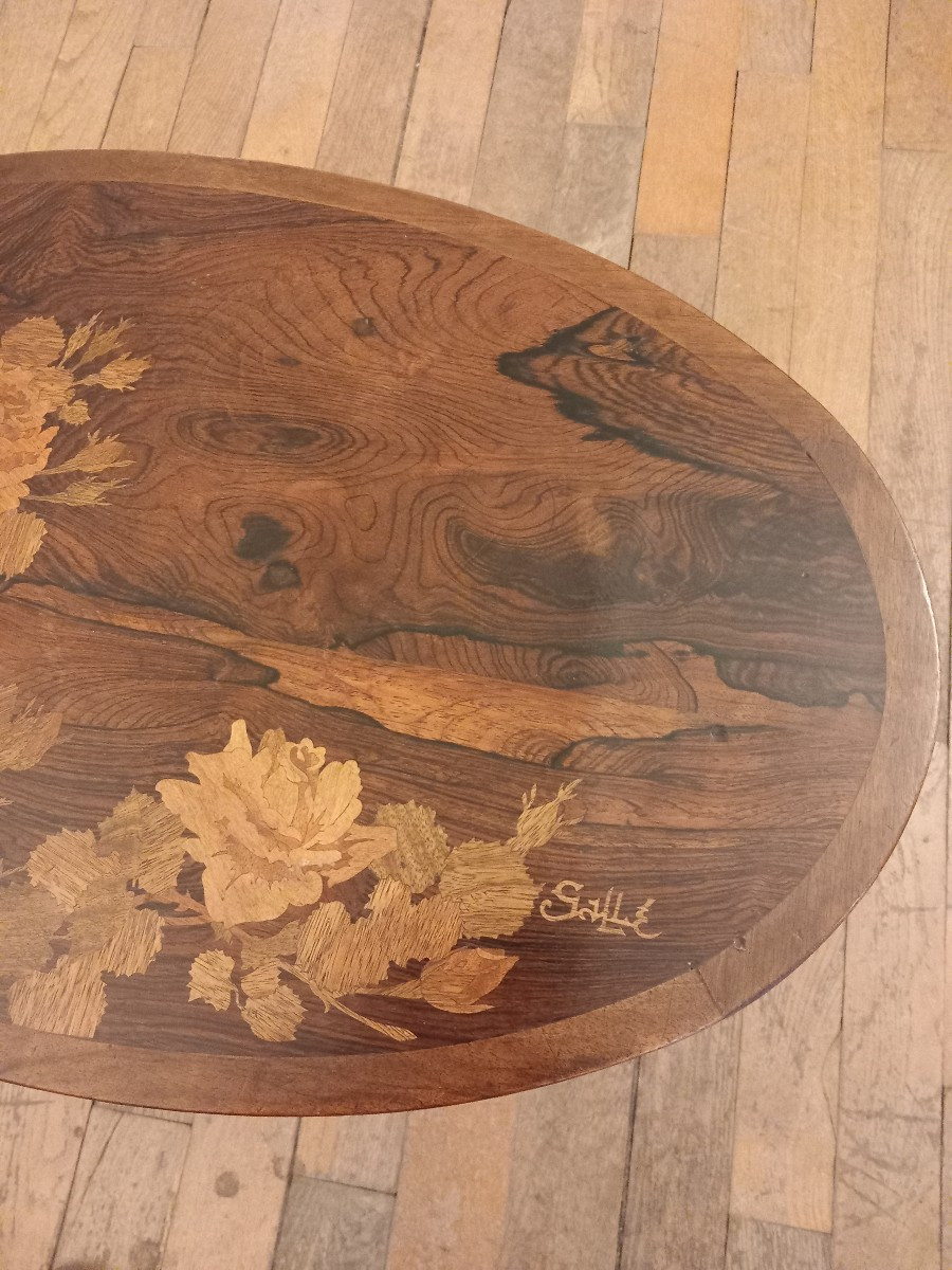 Art Deco Coffee Table By "gallé".-photo-1