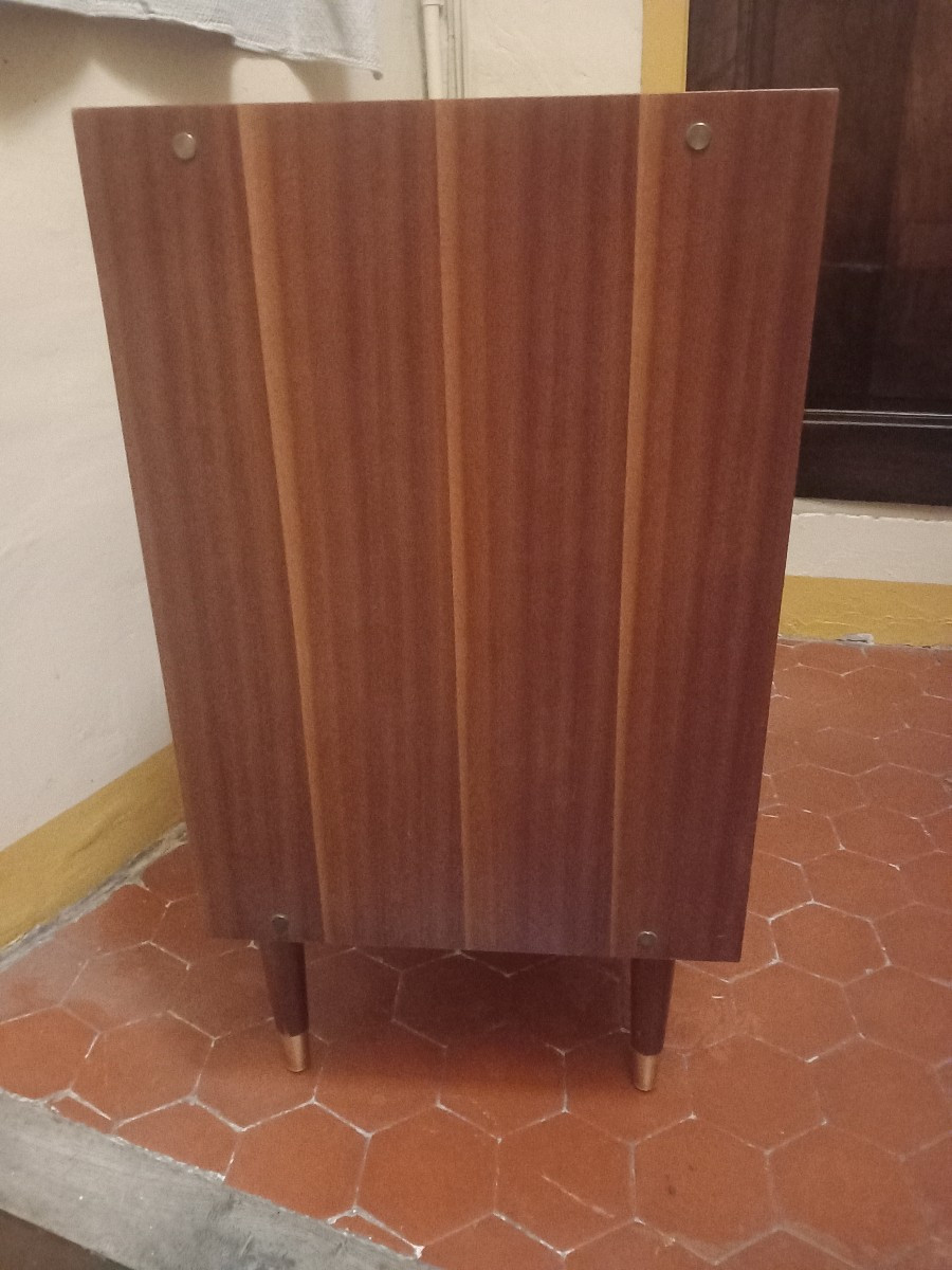 Chest Of Drawers From The 50s And 60s, Rosewood. Signed "mp"-photo-3