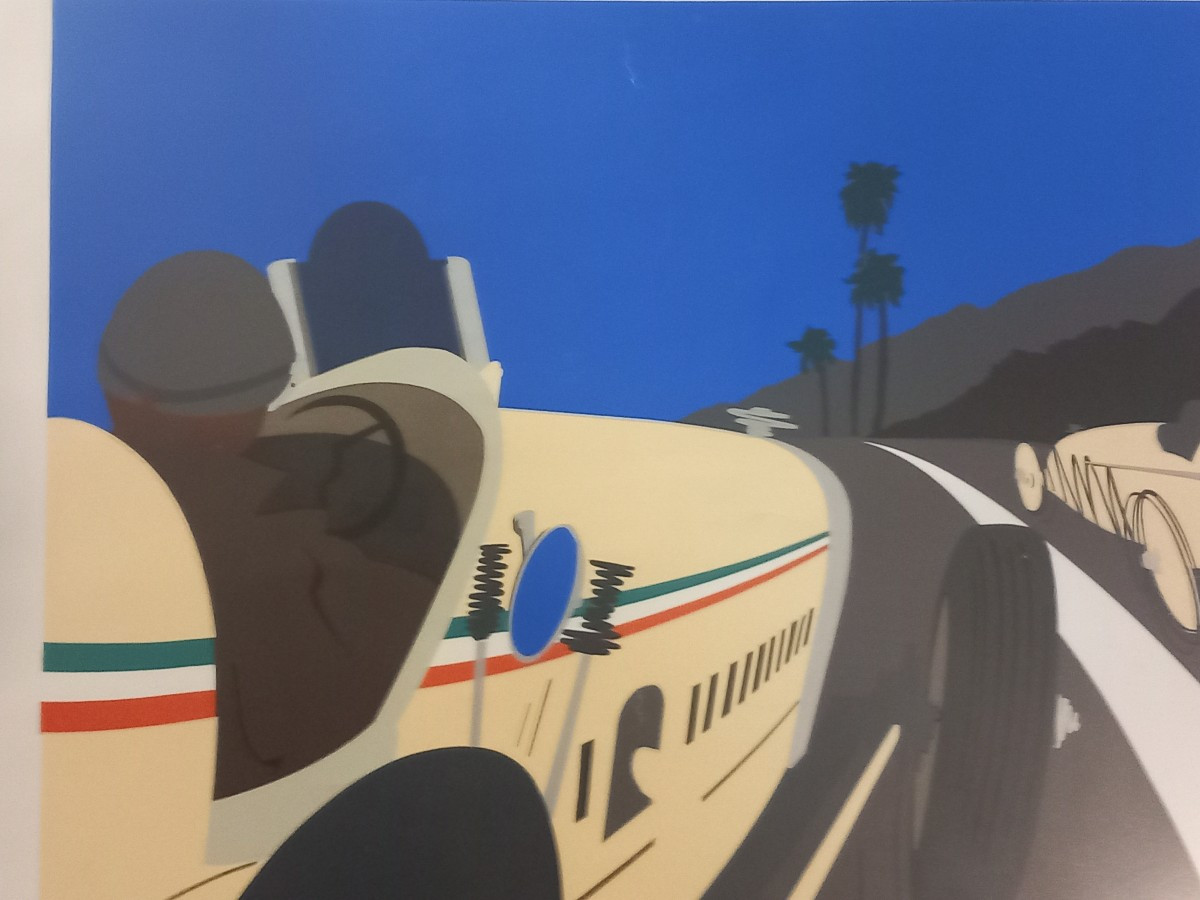 Grande affiche du "Grand Prix de Monaco", non signée.-photo-3