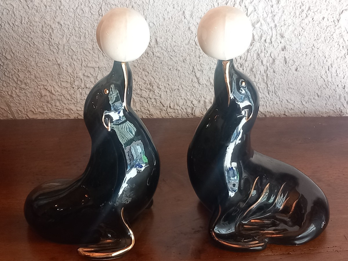 Pair Of Zoomorphic Bottles For 'cazanove à Bordeaux' Liqueur.-photo-3
