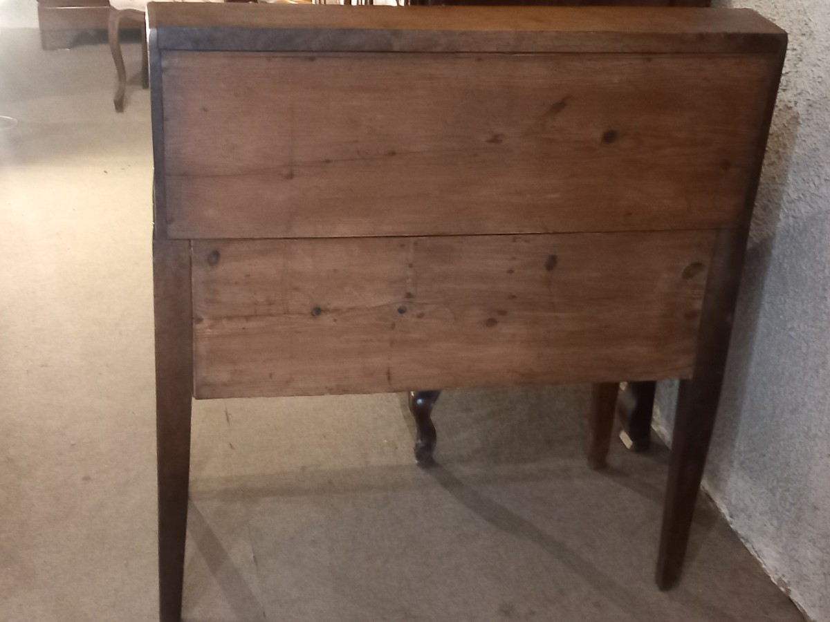 Provençal Louis XVI Slant-back Desk, Late 18th Century, In Walnut.-photo-6