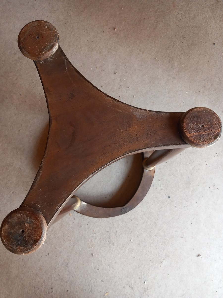 Empire Pedestal Table, Mahogany, Early 19th Century.-photo-2