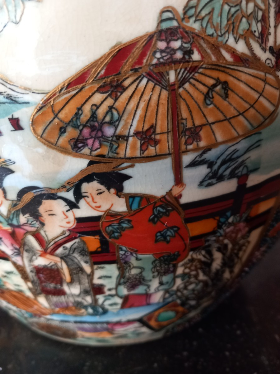 Vase-aquarium In Imari(japan) Porcelain, 19th Century.-photo-5