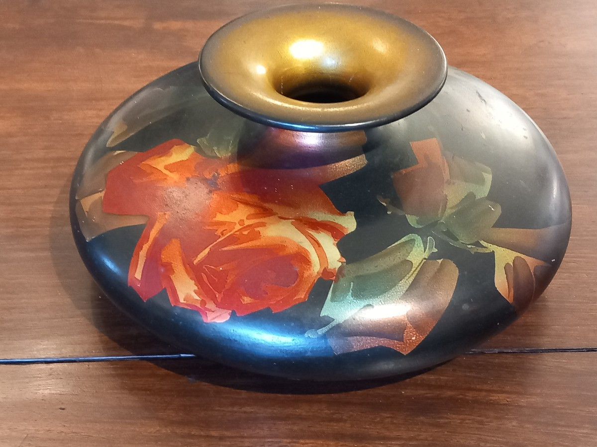 Louis Giraud In Vallauris, Large Ceramic Vase, Art Deco Period.