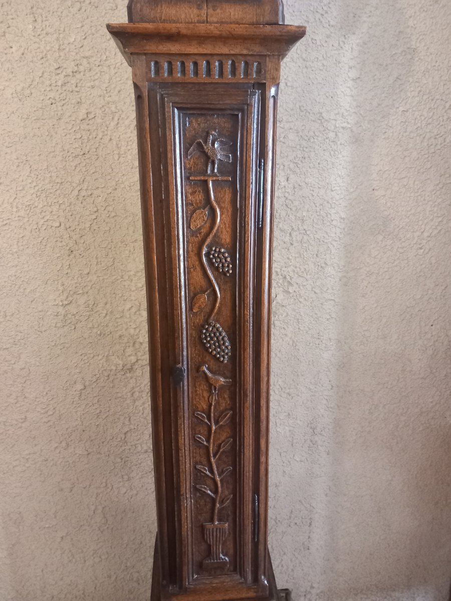 Horloge normande dite "tête de poupée ", d'époque 18ème. -photo-2