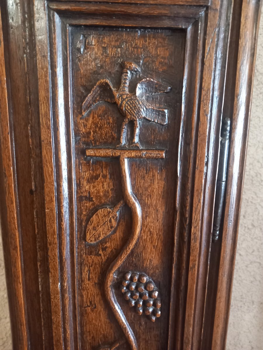 Horloge normande dite "tête de poupée ", d'époque 18ème. -photo-2