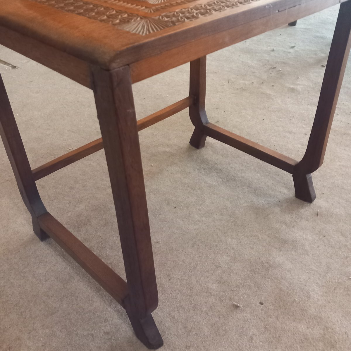 Set Of 4 Nesting Tables. Breton Art Deco.-photo-2