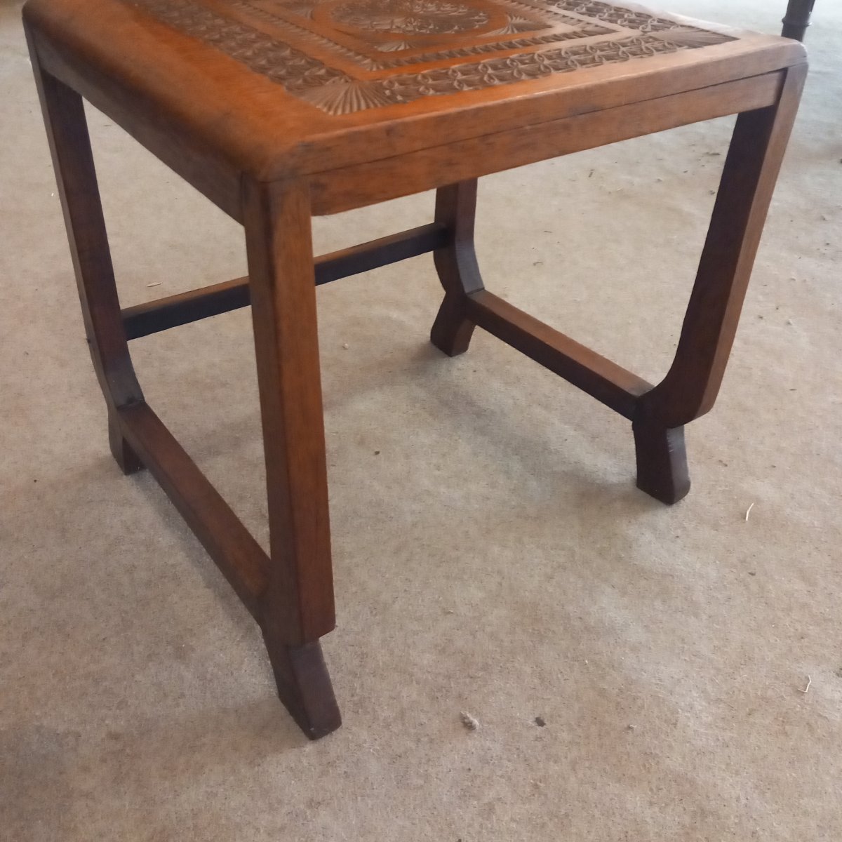 Set Of 4 Nesting Tables. Breton Art Deco.-photo-6