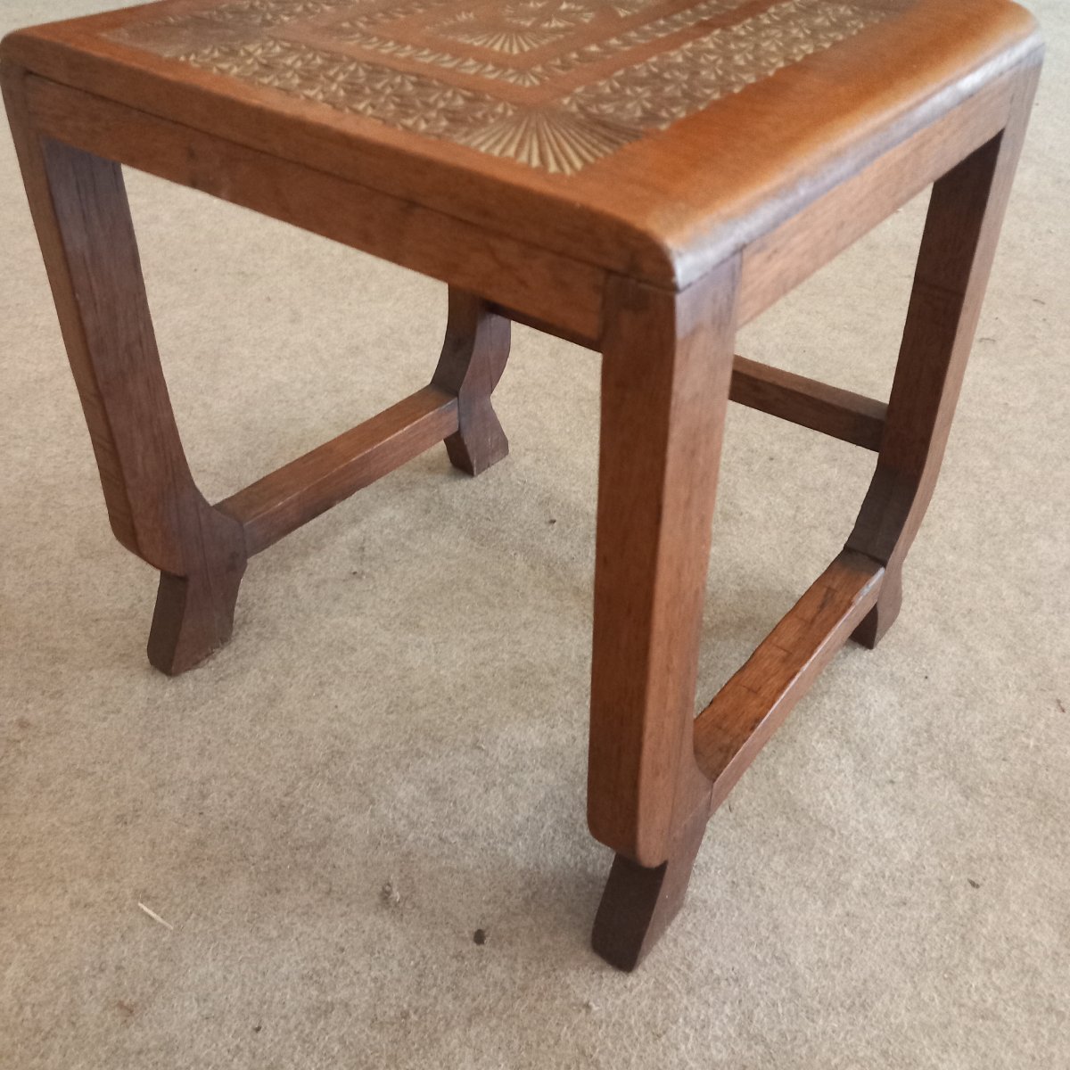 Set Of 4 Nesting Tables. Breton Art Deco.-photo-8