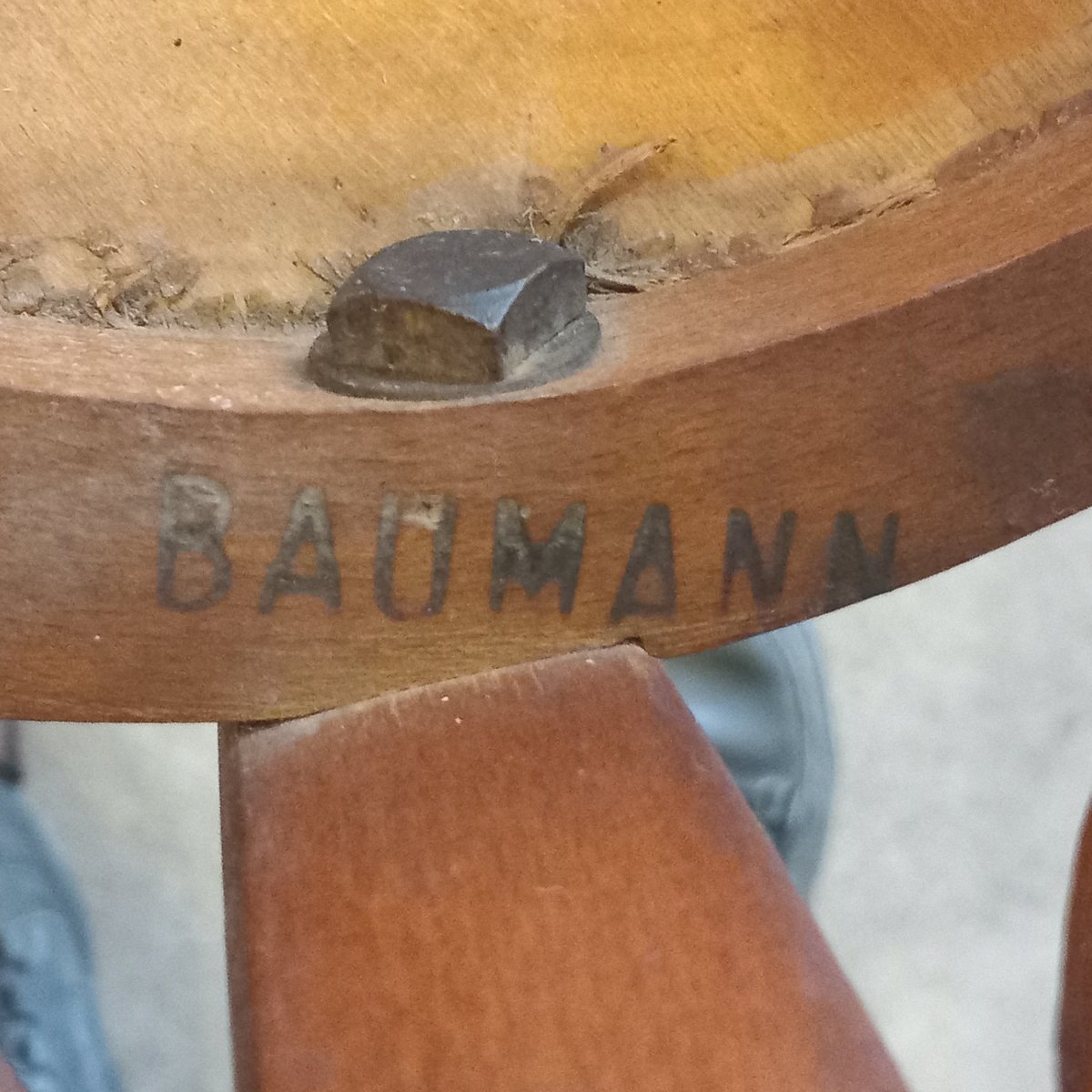 Pair Of "baumann" Bistro Chairs, Art Deco Period. -photo-2