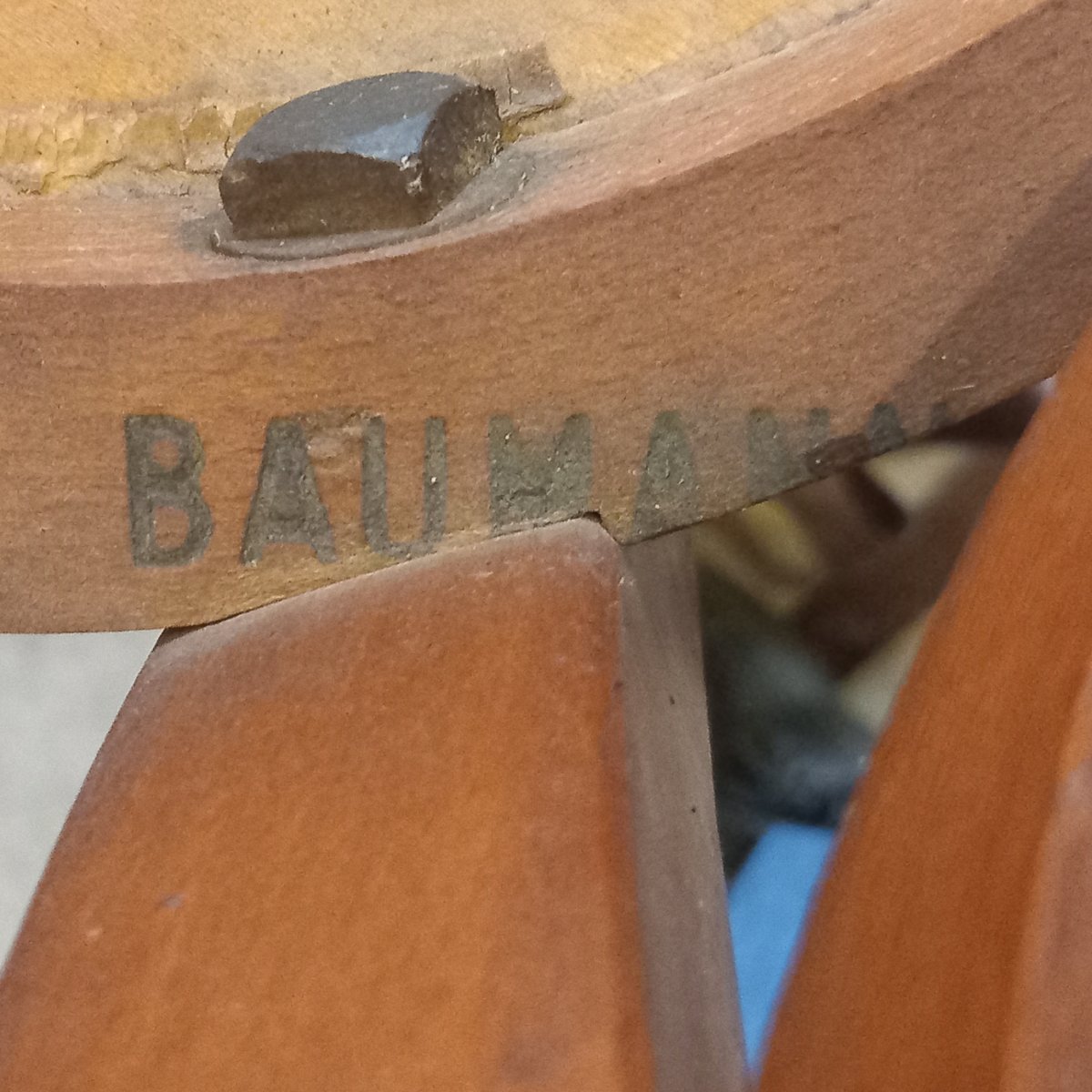 Pair Of "baumann" Bistro Chairs, Art Deco Period. -photo-3
