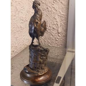 "the Gallic Rooster", Bronze By A. Cain; Matchbox.