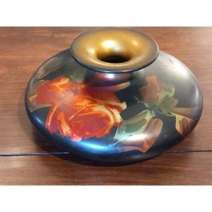 Louis Giraud In Vallauris, Large Ceramic Vase, Art Deco Period.