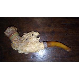 Charming Meerschaum And Amber Pipe.