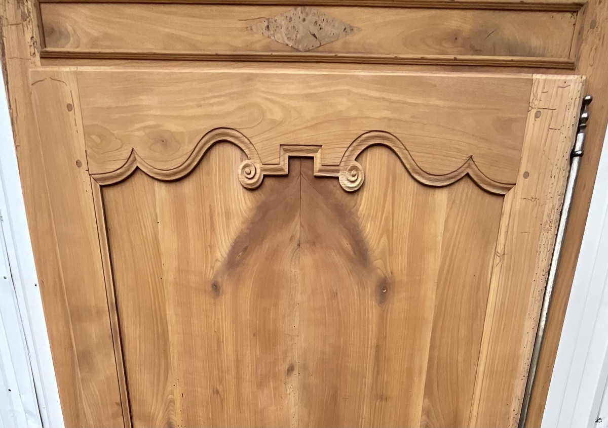 Bonnetière Louis XV en bois fruitier milieu XIXe-photo-1