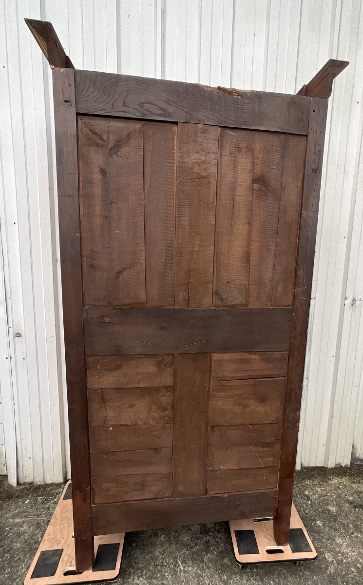 Bonnetière Louis XV en bois fruitier milieu XIXe-photo-7