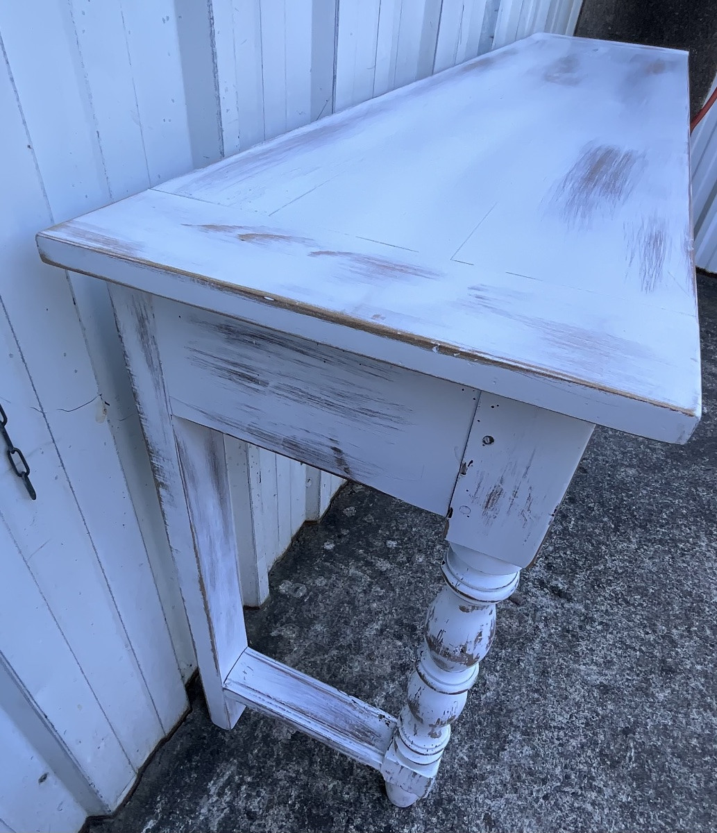 Fruitwood Console Table – Late 19th Century – Country Style-photo-4