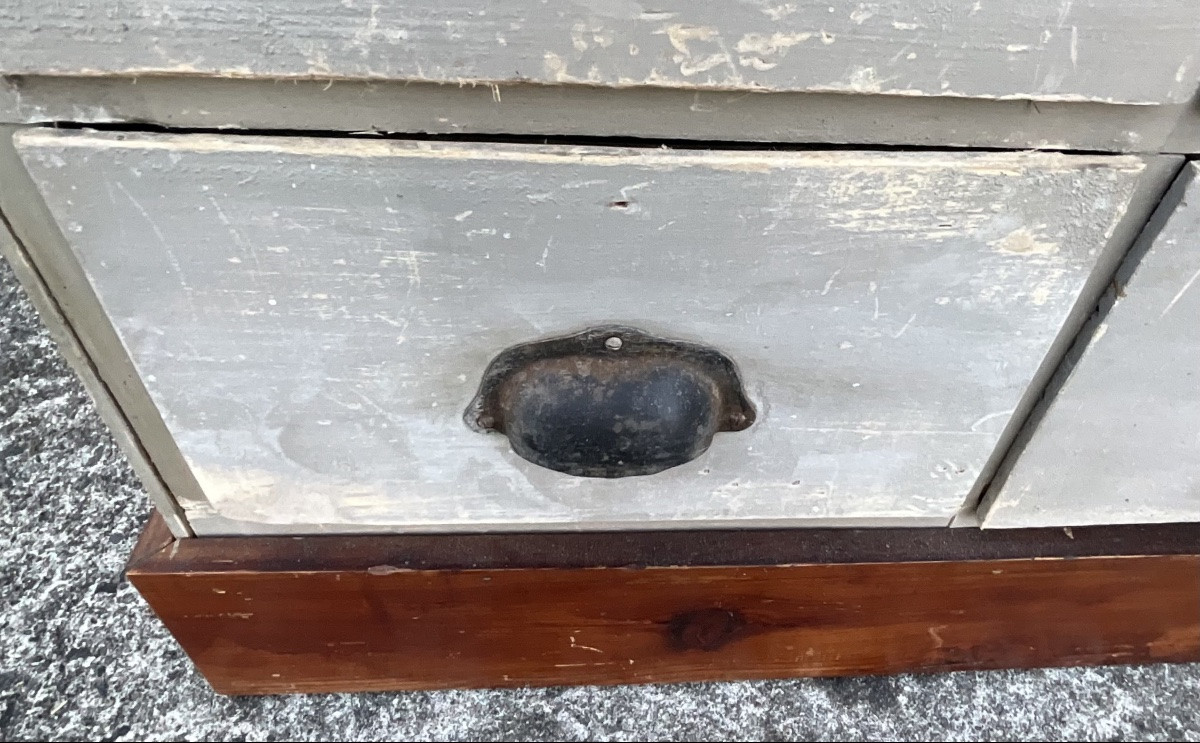 Antique 40-drawer Apothecary Cabinet – Paris, Circa 1920-photo-4