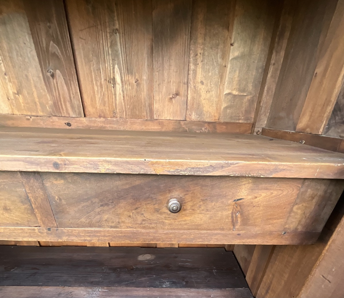 Armoire Empire en noyer massif  France, milieu du XIXe siècle-photo-4